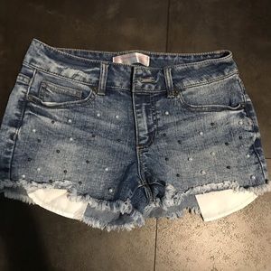 Denim shorts